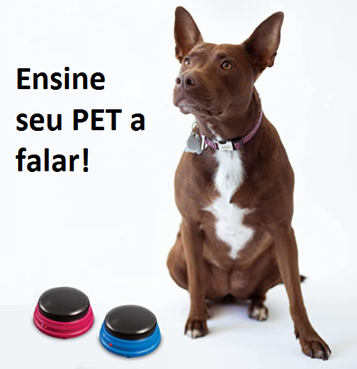 Botões Graváveis - Ensine seu Pet a Falar