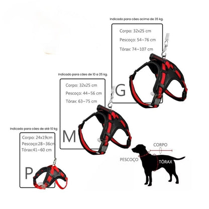 Peitoral Couro Reforçado