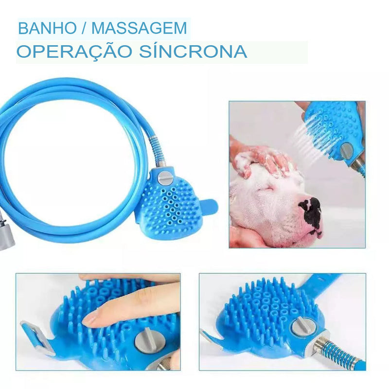 Ducha Para Banho Pet  3 em 1 - Happy Dog