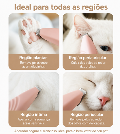 Máquina de Tosa  Pet Pata Olhos Orelha Cão Gato Profissional Aparador De Pelos Cortador