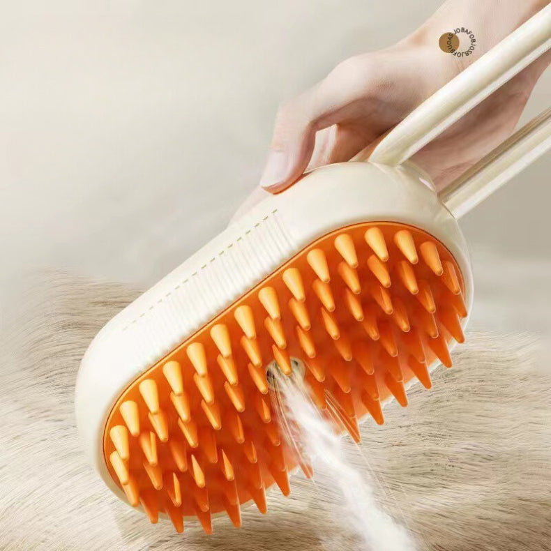 Escova A Vapor Para Gatos Cães 3 Em 1 Escovas Elétricas De Pêlos Pentes De Massagem