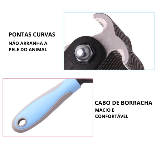 Escova para Desembolo e Removedora de Pelos - Untegle Hair