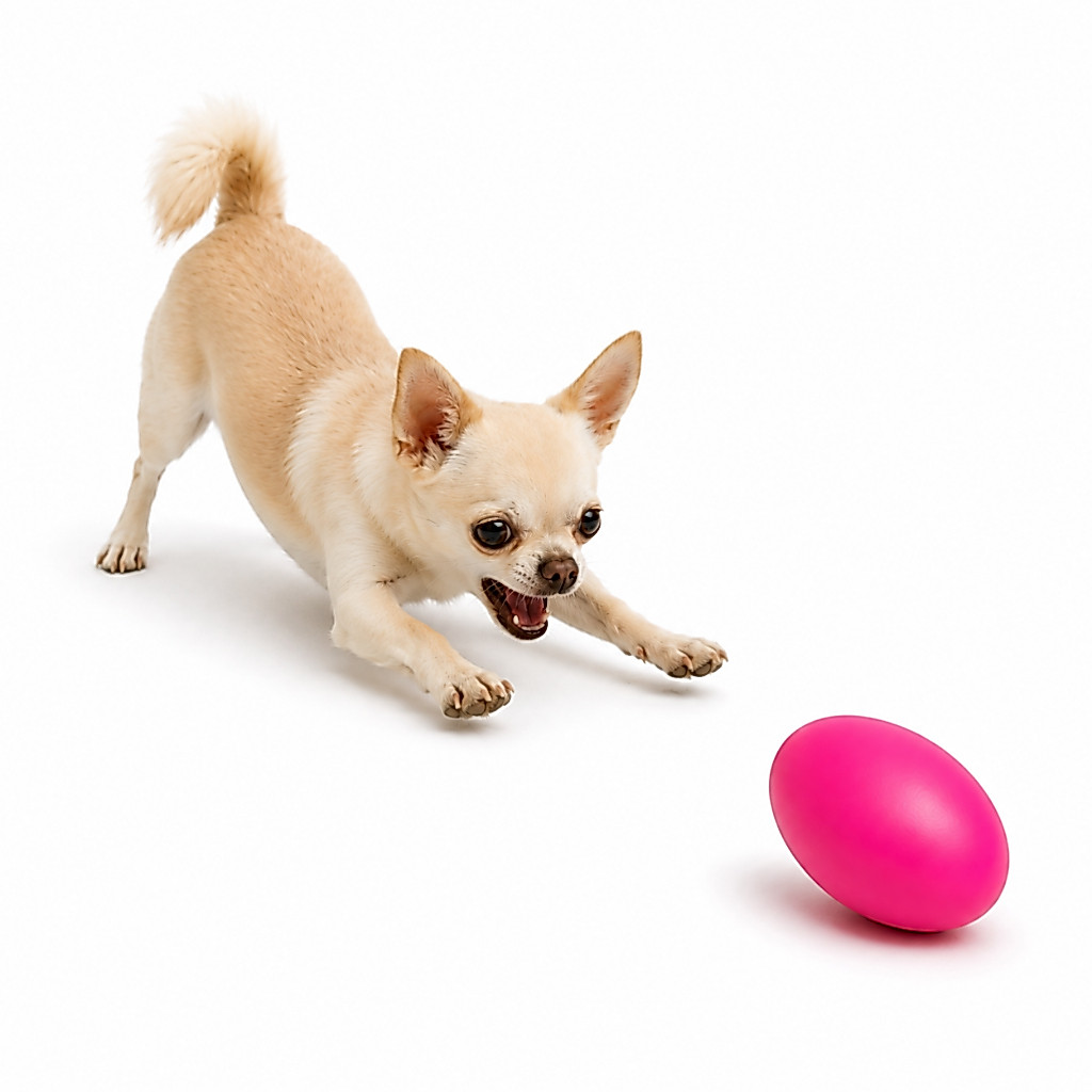 Ovo Maluco Brinquedo Cachorro Cães Resistente Pet Mordedor Movimento Imprevisível Anti Estresse