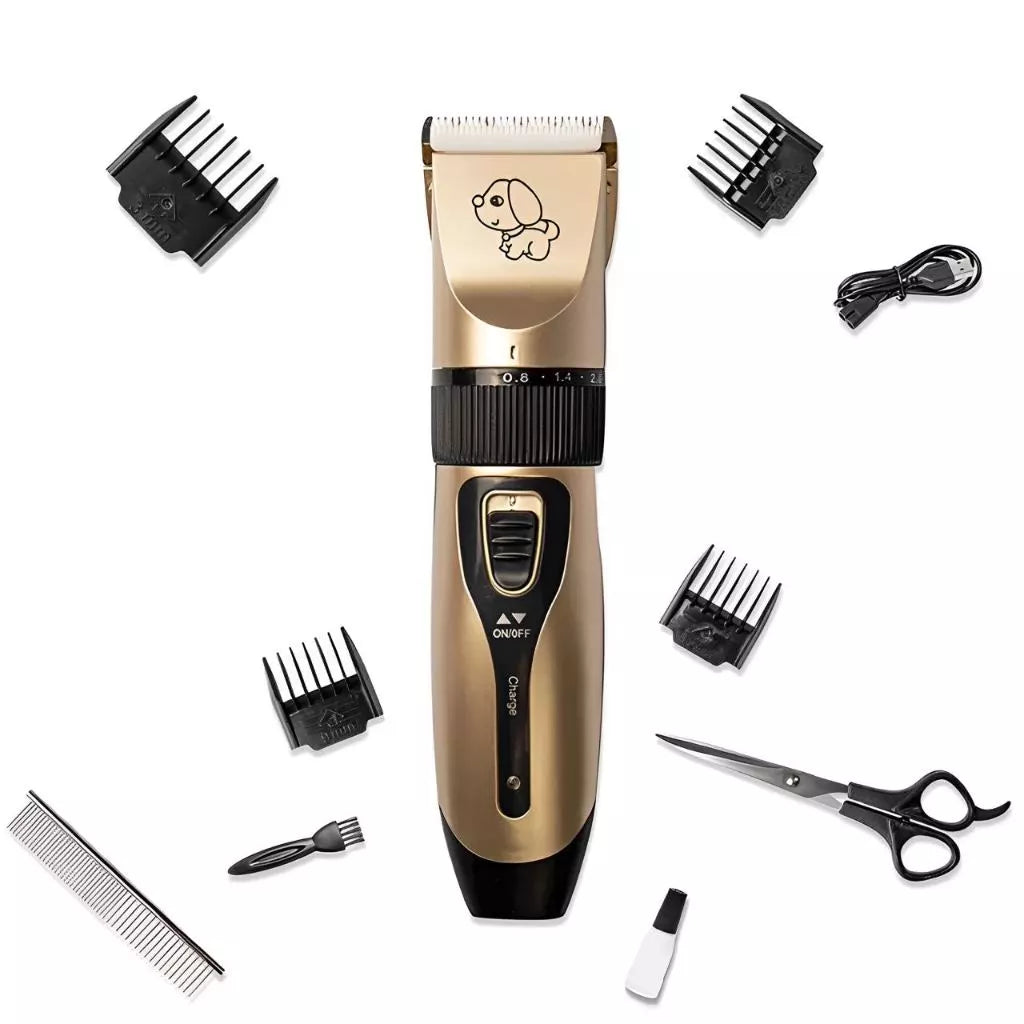 Kit Máquina de Tosa Pet Profissional 10 em 1 para Cachorro e Gato
