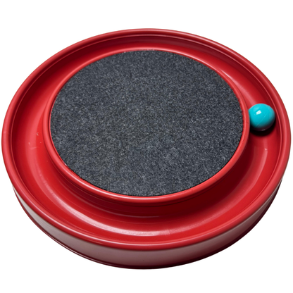 Brinquedo Arranhador Redondo Para Gato Com Bolinha