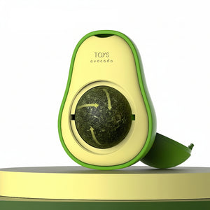 Abacate De Brinquedo Para Gatos Com Catnip Erva Gato Natural Envio imediato