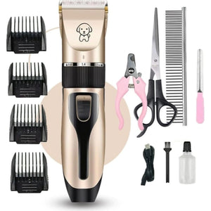 Kit Máquina de Tosa Pet Profissional 10 em 1 para Cachorro e Gato