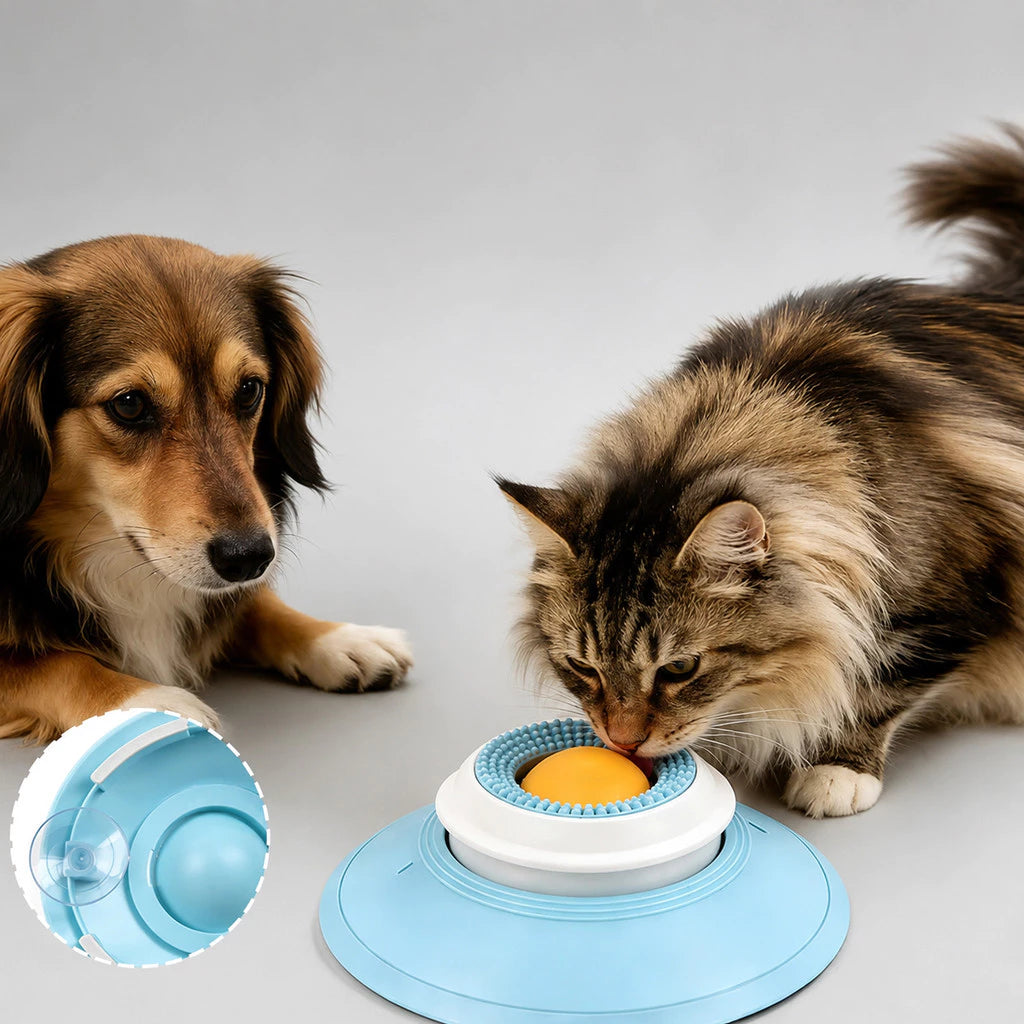 Comedouro Interativo para Cachorros e Gatos – Enriquecimento e Alimentação Lenta